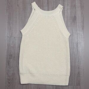 Oat New York Cream Knit Top